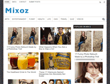 Tablet Screenshot of mixoz.com